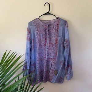 BOHO Hindu Printed Kurta Shirt